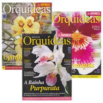 Kit 3 Revistas Orquídeas da Natureza Cultivo Variedades Espécies