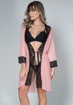 Kit 3 Robe Vekyo Com Tule Em Renda