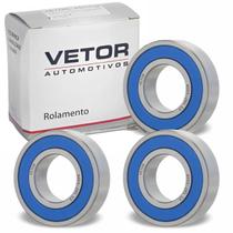 Kit 3 Rolamentos de Esferas 6003 2 RS - V6003 Kit 3 Rolamentos de Esferas 6003 2 RS - V6003