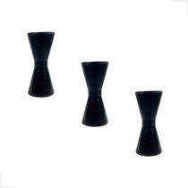 Kit 3 roletes p/ carreta de reboque barco lancha (8cmx19cm) Kit 3 roletes p/ carreta de reboque barco lancha (8cmx19cm)