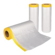 Kit 3 Rolo Filme Plástico Protetor Fita Crepe Mascaramento Salva Pintura Obra Cobre Tudo 300cm x 20m Kit 3 Rolo Filme Plástico Protetor Fita Crepe Mascaramento Salva Pintura Obra Cobre Tudo 300cm x 20m