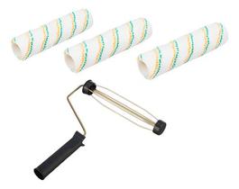 Kit 3 Rolo Pintura Poliéster Anti respingo + Garfo 23cm P.a.g Kit 3 Rolo Pintura Poliéster Anti respingo + Garfo 23cm P.a.g