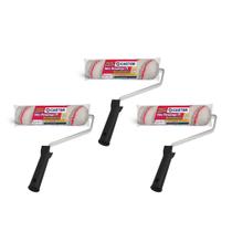 Kit 3 Rolos de Lã Baixa para Parede 23cm c/ cabo - Castor Kit 3 Rolos de Lã Baixa para Parede 23cm c/ cabo - Castor