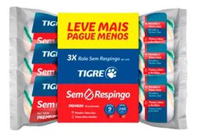 Kit 3 Rolos de Lã Tigre 1374-00 Pintura Profissional Alta Cobertura