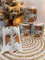 Kit 3 Rolos de Papel Higiênico Natalino Divertido