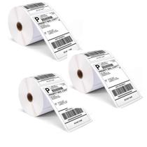 Kit 3 Rolos Etiqueta Termica Compativel Ecommerce Zebra 100mm 1 Mp