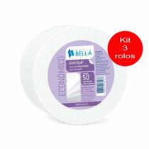 Kit 3 Rolos Gran Style Lenço de Falso Tecido para Depilação 3x50m - Depil Bella