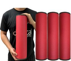 Kit 3 Rolos Massagem Liberação Miofascial 45x12cm DF1073 Vermelho Dafoca Sports Kit 3 Rolos Massagem Liberação Miofascial 45x12cm DF1073 Vermelho Dafoca Sports