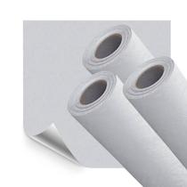 Kit 3 Rolos Papel de Parede Adesivo Lavavel Arabesco Cinza Claro 15M Kit 3 Rolos Papel de Parede Adesivo Lavavel Arabesco Cinza Claro 15M