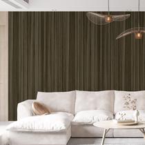 Kit 3 Rolos Papel De Parede Adesivo Madeira Marrom 3,0M