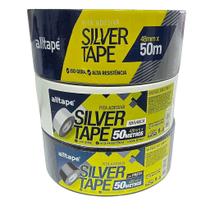 KIT 3 Rols Fitas Duct Tape Multiuso 3 Cores 48mm x 50m