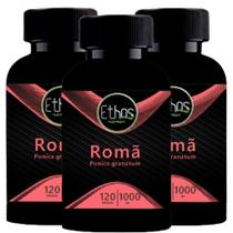 Kit 3 Romã 500mg 120 Cápsulas Ethos Nutrition Kit 3 Romã 500mg 120 Cápsulas Ethos Nutrition