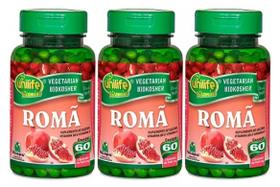 Kit 3 Romã C/ Selênio Vitamina B5 Vitamima C 60 Cáps Unilife