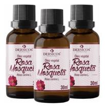 Kit 3 Rosa Mosqueta Clareador de Pele Corpo e Rosto Kit 3 Rosa Mosqueta Clareador de Pele Corpo e Rosto