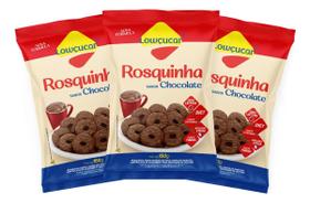 Kit 3 Rosquinha Lowçucar Zero Lactose Sem Açúcar Diet Chocolate 150g Kit 3 Rosquinha Lowçucar Zero Lactose Sem Açúcar Diet Chocolate 150g