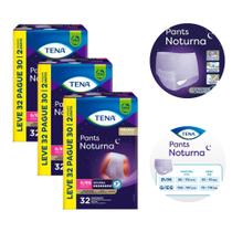 Kit 3 Roupas Íntimas Tena Pants Noturna G/EG Com 32un Para Incontinência Urinaria Severa Dia e Noite