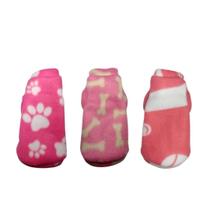 Kit 3 Roupinhas Para Cães Filhotes - Rosas