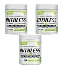 Kit 3 Ruthless 2.0 Pré-treino Sabor Limão 3x250g FNB Sport Nutrition Kit 3 Ruthless 2.0 Pré-treino Sabor Limão 3x250g FNB Sport Nutrition
