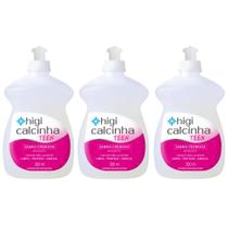Kit 3 Sabão Cremoso Íntimo Higi Calcinha Teen 300ml
