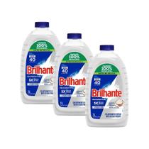 Kit 3 Sabão Liquido Brilhante Delicadeza Total 3L