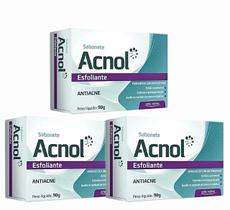Kit 3 Sabonete Acnol Esfoliante 90g - Arte Nativa Kit 3 Sabonete Acnol Esfoliante 90g - Arte Nativa