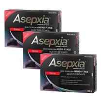 Kit 3 Sabonete Asepxia Detox Ação Purificante 80g