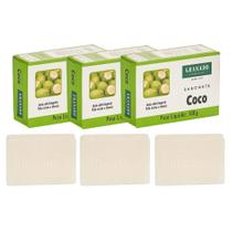 Kit 3 Sabonete de Coco Granado em Barra para Pele Mista e Oleosa 100g