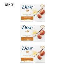 Kit 3 Sabonete Dove Delicious Care Karité 90g