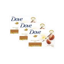 Kit 3 Sabonete em Barra Dove Delicious Care Karité 90g