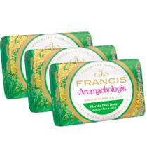 Kit 3 Sabonete Francis Aromachologie Flor de Erva Doce 85g