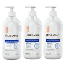 Kit 3 Sabonete Gel Neutro Antibacteriano 500 ml Hidramais Kit 3 Sabonete Gel Neutro Antibacteriano 500 ml Hidramais