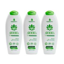 Kit 3 Sabonete Íntimo Aroeira e Menta Natuseiva 220mL Frescor Proteção pH Balanceado