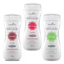 Kit 3 Sabonete Íntimo Líquido Sensação Fragrâncias Natu Life 180g aroeira morango arruda Kit 3 Sabonete Íntimo Líquido Sensação Fragrâncias Natu Life 180g aroeira morango arruda