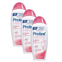 Kit 3 Sabonete Íntimo Protex Cuidado íntimo Delicate Care 40ml Kit 3 Sabonete Íntimo Protex Cuidado íntimo Delicate Care 40ml