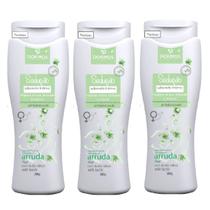 Kit 3 Sabonete ìntimo Sedução Arruda 190ml Dokmos