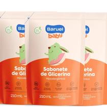 Kit 3 Sabonete Líquido Baruel Baby Glicerina 210ml Kit 3 Sabonete Líquido Baruel Baby Glicerina 210ml