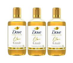 Kit 3 Sabonete Líquido Dove Óleo De Banho Glicerinado 240ml Kit 3 Sabonete Líquido Dove Óleo De Banho Glicerinado 240ml