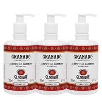 Kit 3 Sabonete Líquido Granado Gengibre Mãos Cortpo Terrapeutics 300ml Kit 3 Sabonete Líquido Granado Gengibre Mãos Cortpo Terrapeutics 300ml