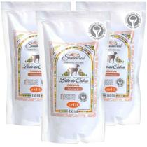 Kit 3 Sabonete Líquido Leite de Cabra Glicerinado Original Refil Suavitrat 350ml com umectantes Kit 3 Sabonete Líquido Leite de Cabra Glicerinado Original Refil Suavitrat 350ml com umectantes