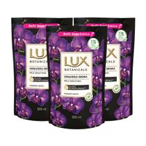 Kit 3 Sabonete Líquido Lux Botanicals Orquídea Negra Refil 200ml