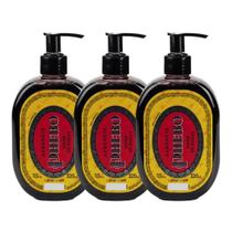 Kit 3 Sabonete Líquido Odor de Rosas Phebo Glicerina 320m