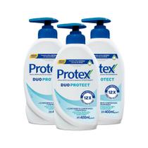 Kit 3 Sabonete Líquido Protex Duo 400ml Kit 3 Sabonete Líquido Protex Duo 400ml