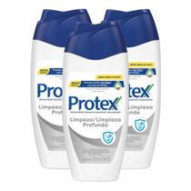 Kit 3 Sabonete Líquido Protex Limpeza Profunda com 250ml