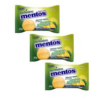 Kit 3 Sabonete Mentos Limão Siciliano Sabão em Barra Frutas 80g Herbíssimo