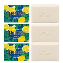 Kit 3 Sabonete Phebo Granado Limão Siciliano Glicerina Vegetal Natural em Barra 100g Kit 3 Sabonete Phebo Granado Limão Siciliano Glicerina Vegetal Natural em Barra 100g