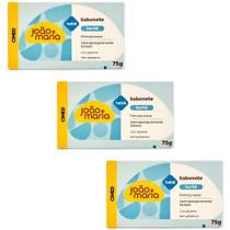 Kit 3 sabonetes em barra baby karitê joao e maria 75g cimed Kit 3 sabonetes em barra baby karitê joao e maria 75g cimed