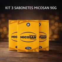 Kit 3 Sabonetes em Barra Micosan Original 90g Uso Diário Corporal