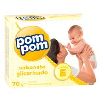 Kit 3 Sabonetes Em Barra Para Bebês 70g Pom Pom
