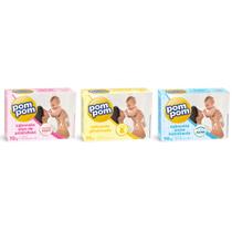 Kit 3 Sabonetes Em Barra Para Bebês 70g Pom Pom