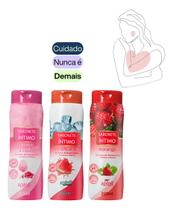 Kit 3 Sabonetes Íntimo Pele Macia Com Higiene Delicada 600ml Kit 3 Sabonetes Íntimo Pele Macia Com Higiene Delicada 600ml